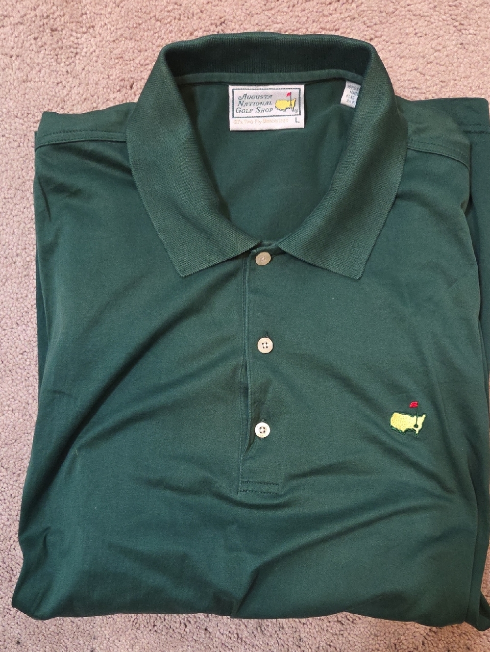 Agusta National Men's Masters Green Polo Shirt